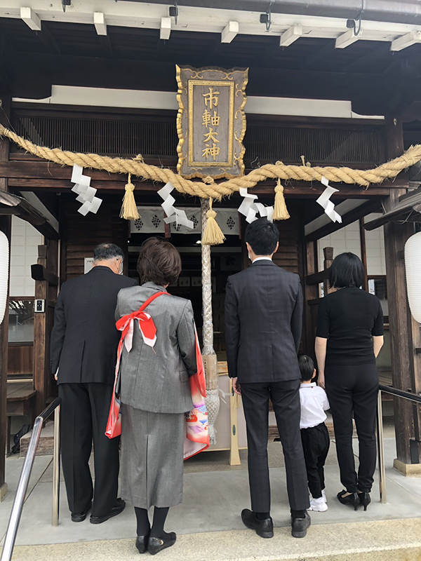 初宮詣（お宮参り）イメージ